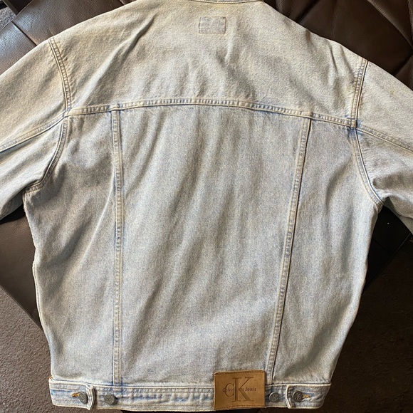 Vintage Calvin Klein Light Blue Denim Jacket - Picture 12 of 16